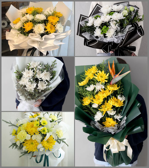 广东梅州市蕉岭县蕉城镇叟乐村白事花束代送